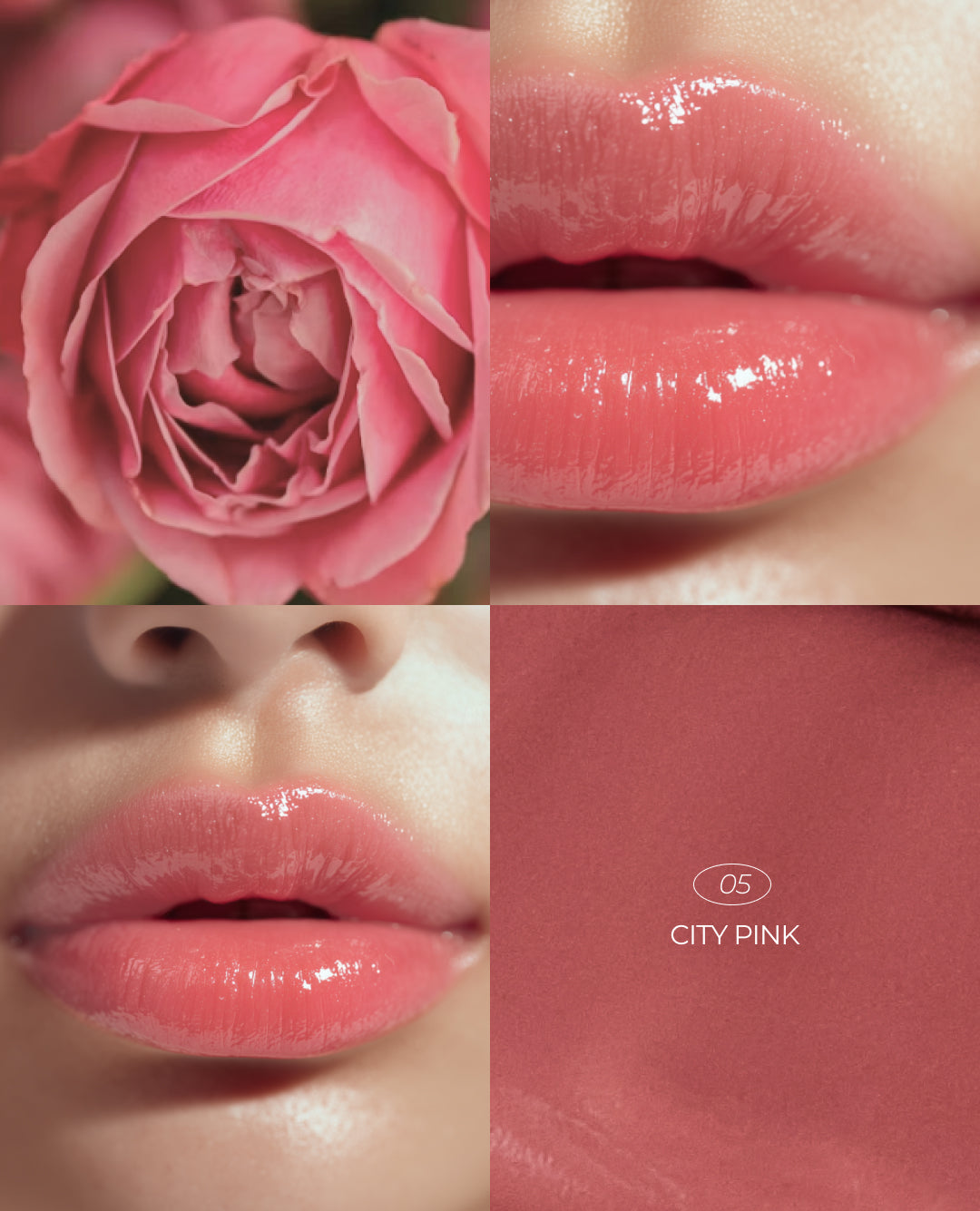 TITTO LIP&CHEEK DUAL POT #05 CITY PINK / PURPLE NEVER DIE
