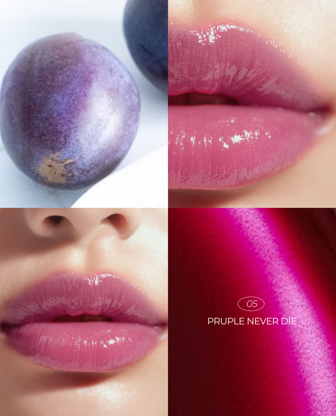 TITTO LIP&CHEEK DUAL POT #05 CITY PINK / PURPLE NEVER DIE