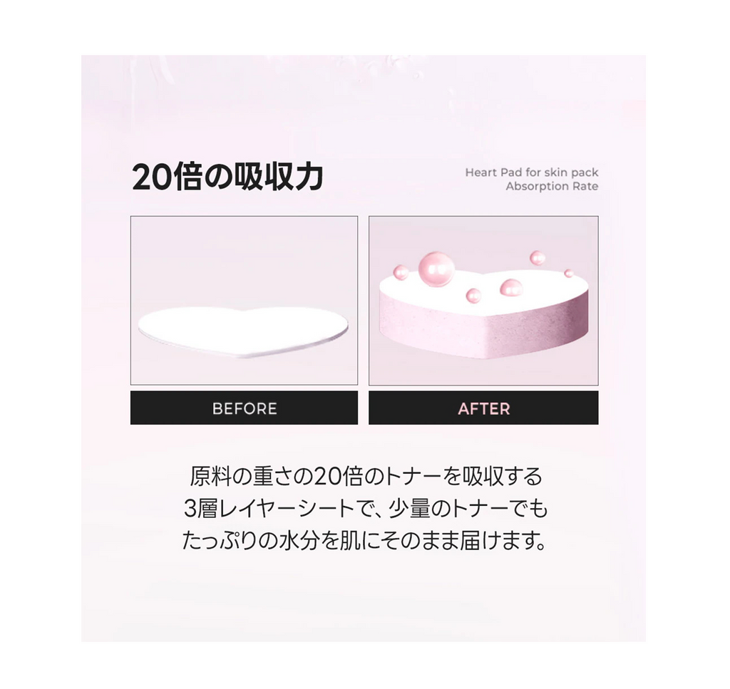 BJEWEL Heart Pad for Skin Pack