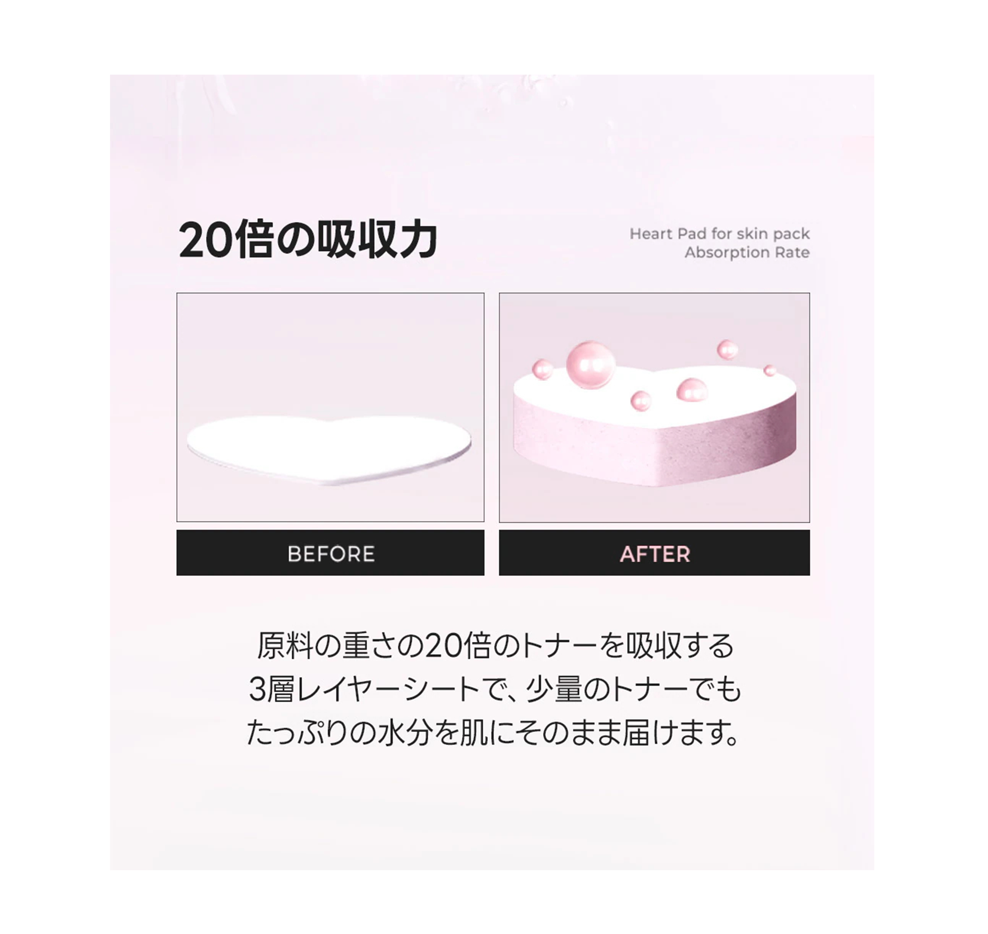 BJEWEL Heart Pad for Skin Pack
