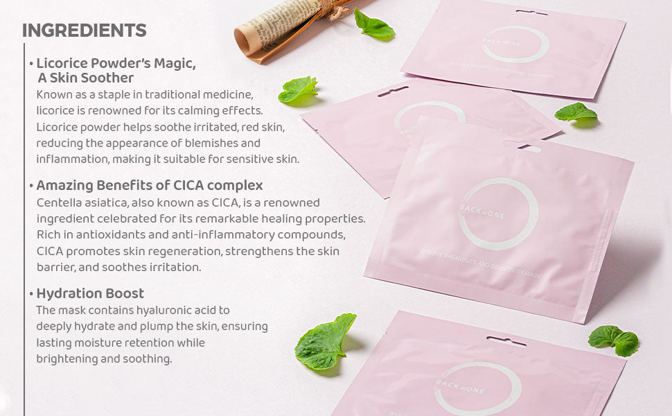 BYE BYE BREAKOUTS AND SENSITIVITY MASK (10ea)